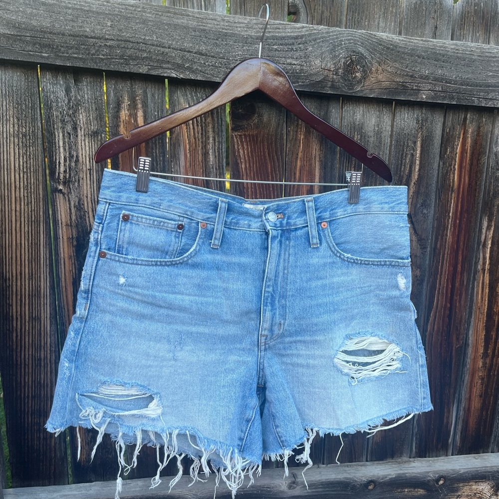 Madewell • Distressed Denim Shorts